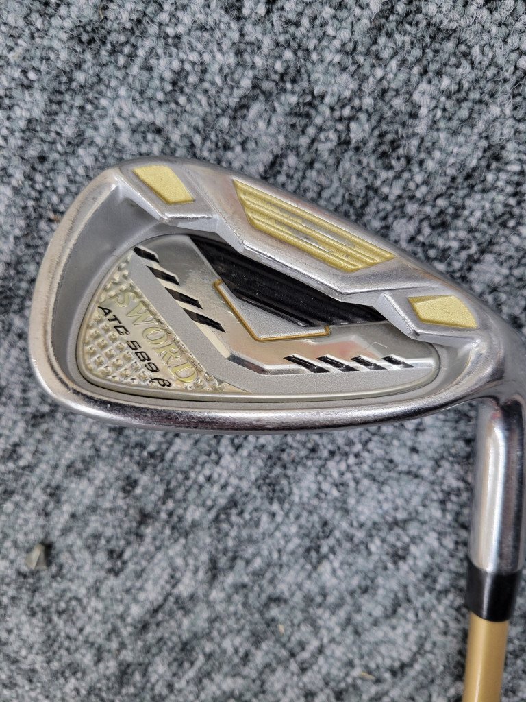 125249。KATANA GOLF カタナ SWORD ATC 589 β アイアン 7-9.A.P.S 6本 SPEEDERの画像3