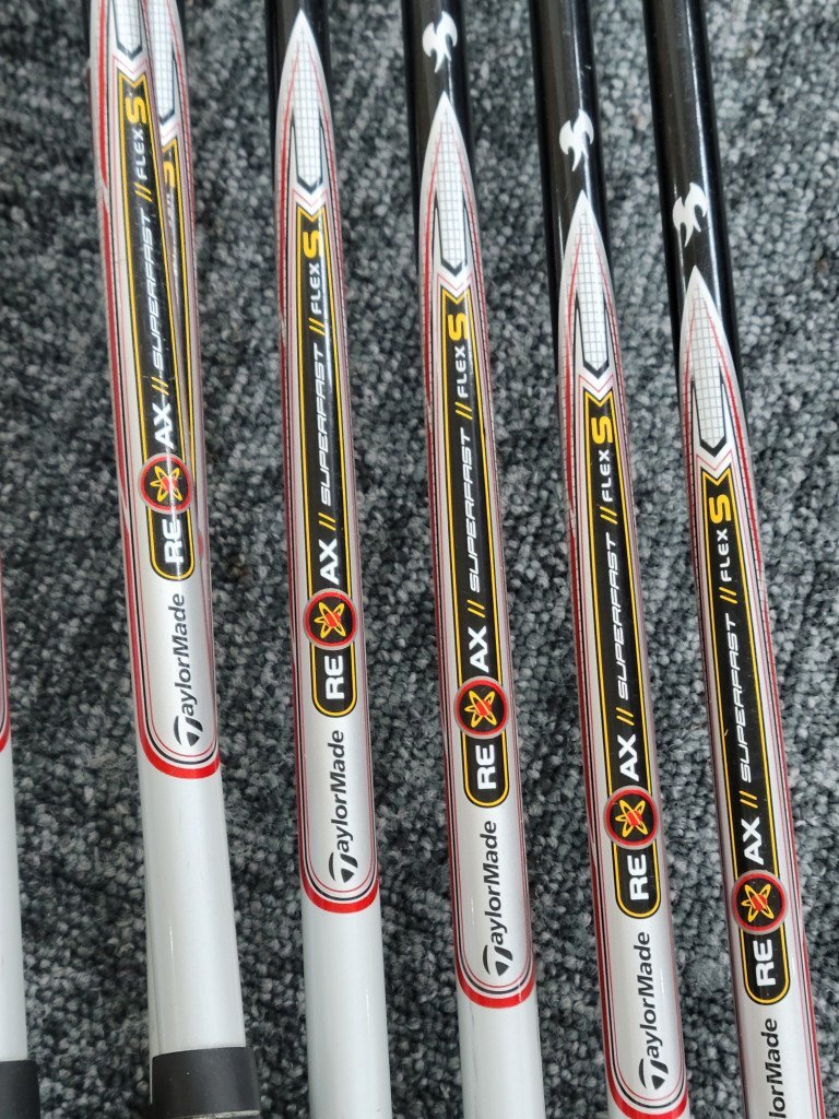 125306。Taylormade テイラーメイド BURNER アイアン 5-9.A.P.S 8本 REAX フレックスSの画像8