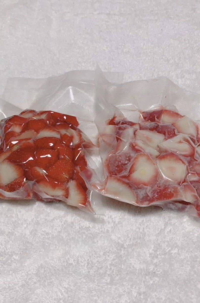 最安値 チャリティー 冷凍いちご 1キロ 冷凍イチゴ 苺 栃木県産 とちあいか ヘタカット済 1袋500g 2袋  の画像3