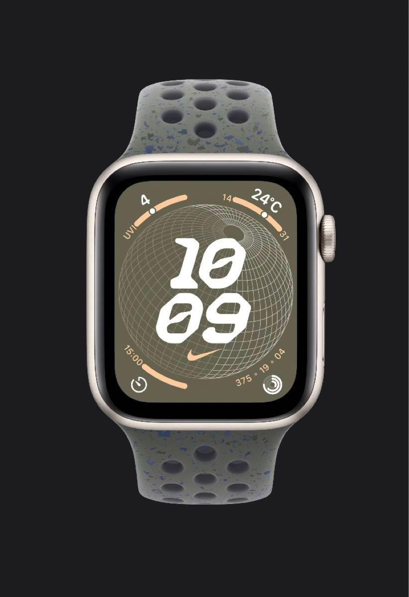【新品 第2世代】Apple Watch SE (GPS) 44mmスターライトアルミとNike スポーツバンドM/L
