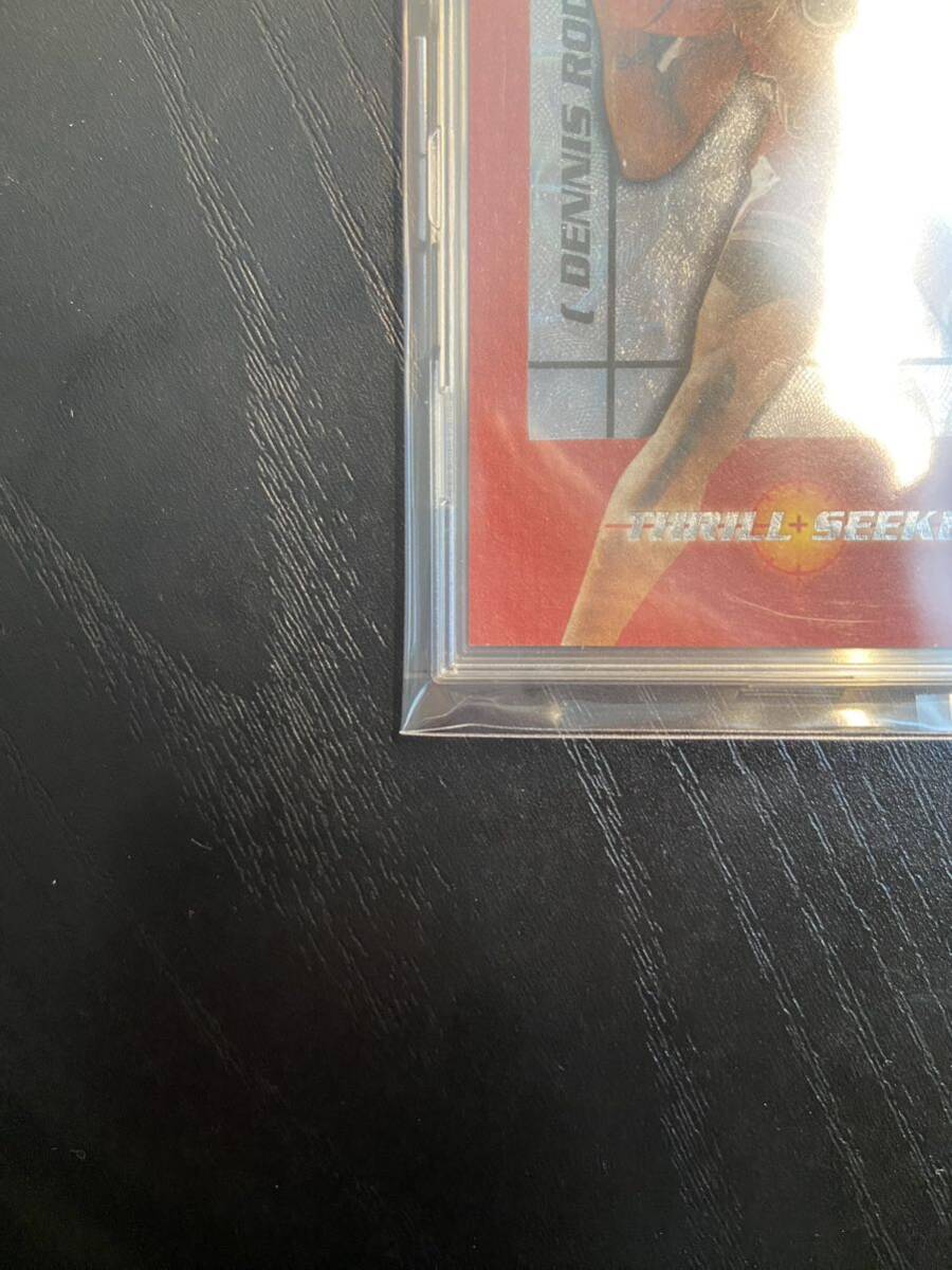 nbaカード Fleer 1997-98 Dennis Rodman Thrill Seeker Rare Insert 1/360 pack の画像5