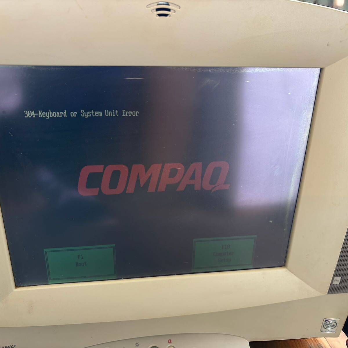 compaq presario 3070 JBL モニター キーボード マウス 一体型パソコン 通電確認済みの画像2
