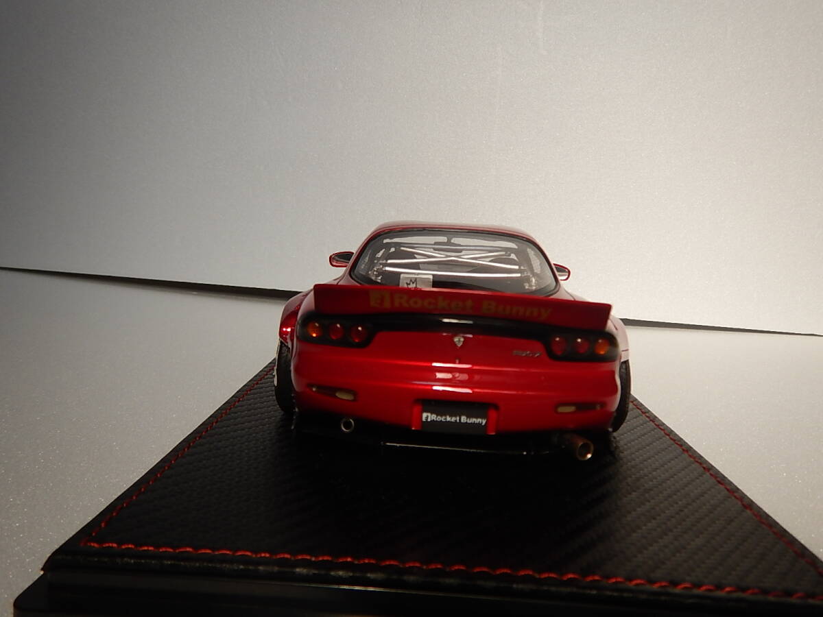 1/18 ignition model Rocket Bunny RX-7(FD3S) Red metallic 1035の画像5