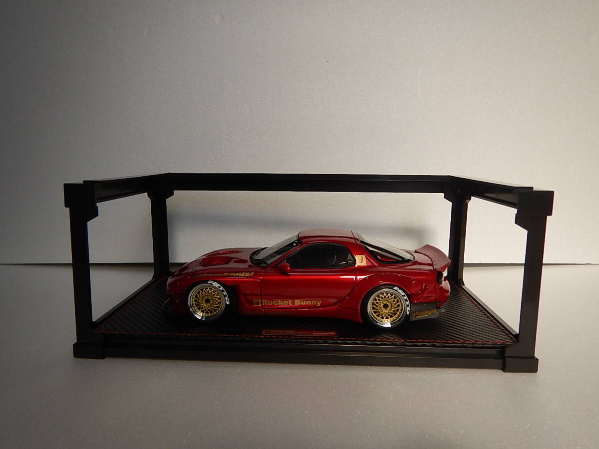 1/18 ignition model Rocket Bunny RX-7(FD3S) Red metallic 1035の画像8