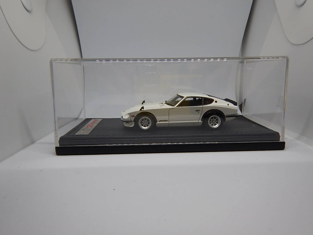 1/43 ignition model  Nissan Fairlady Z（S30） White 0022 ハヤシストリート リアゲートガラス難有り！の画像2