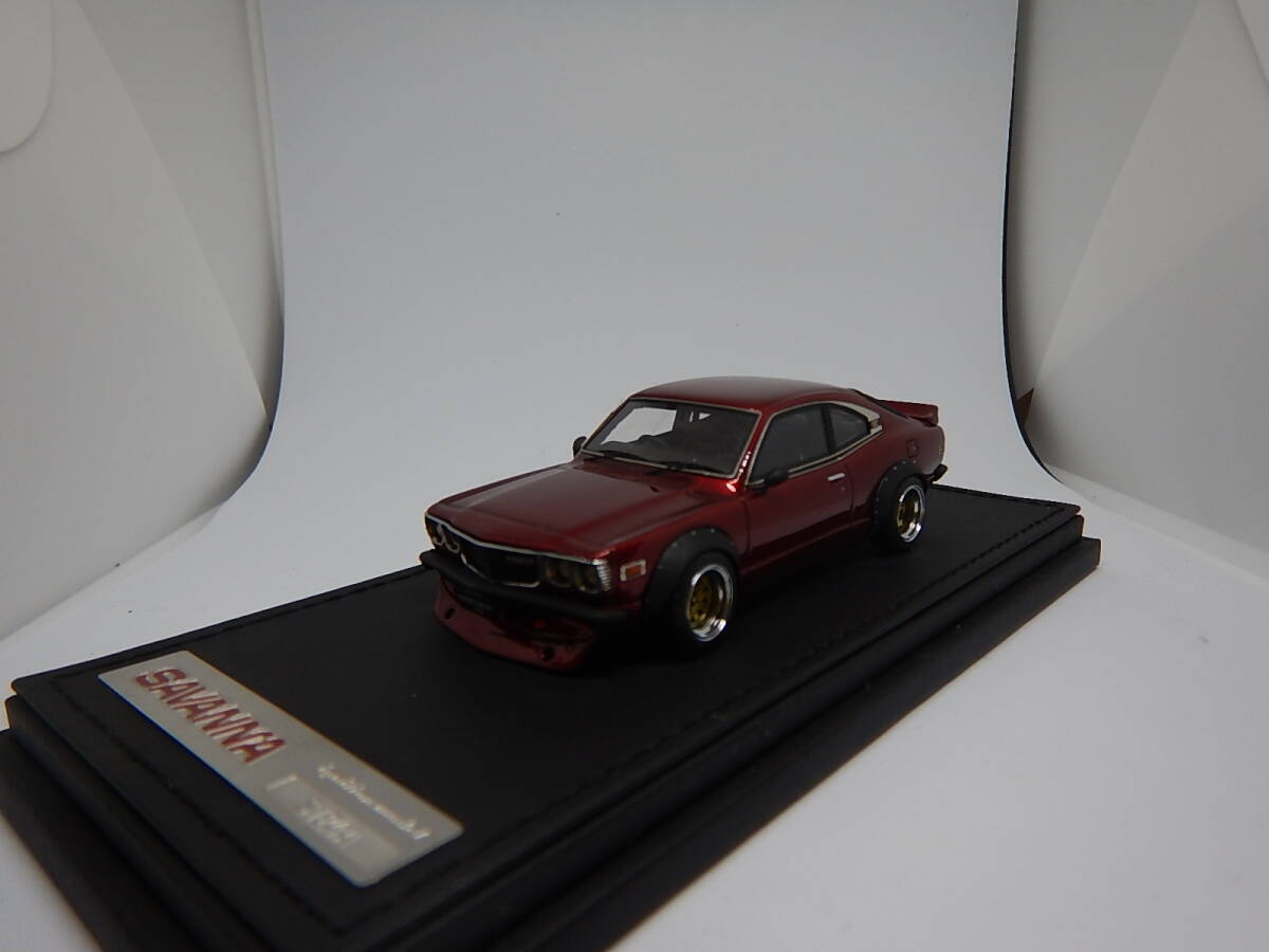 １/43 Ignition model Mazda Savanna（S124A）Semi Works Red Metallic 1164の画像4