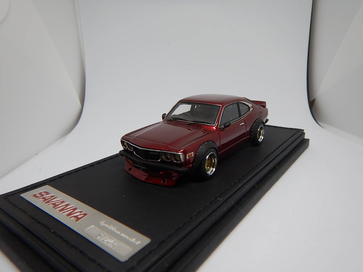 １/43 Ignition model Mazda Savanna（S124A）Semi Works Red Metallic 1164の画像9
