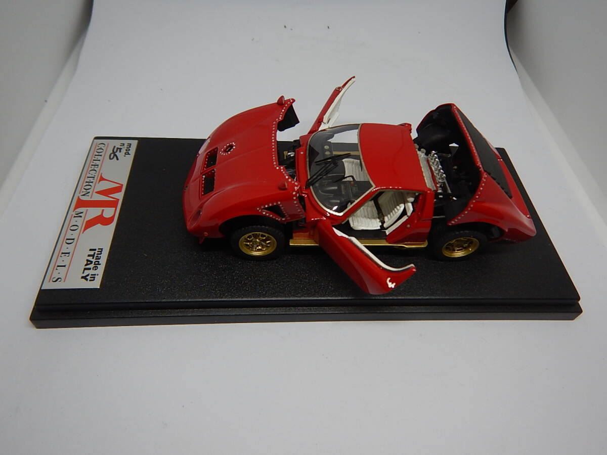 １/43 MR COLLECTION MODELS OCR26R LAMBORGHINI Miura SVJ red 56/200 証明書付きMade in ITALY Hand Made Model！貴重品の画像7