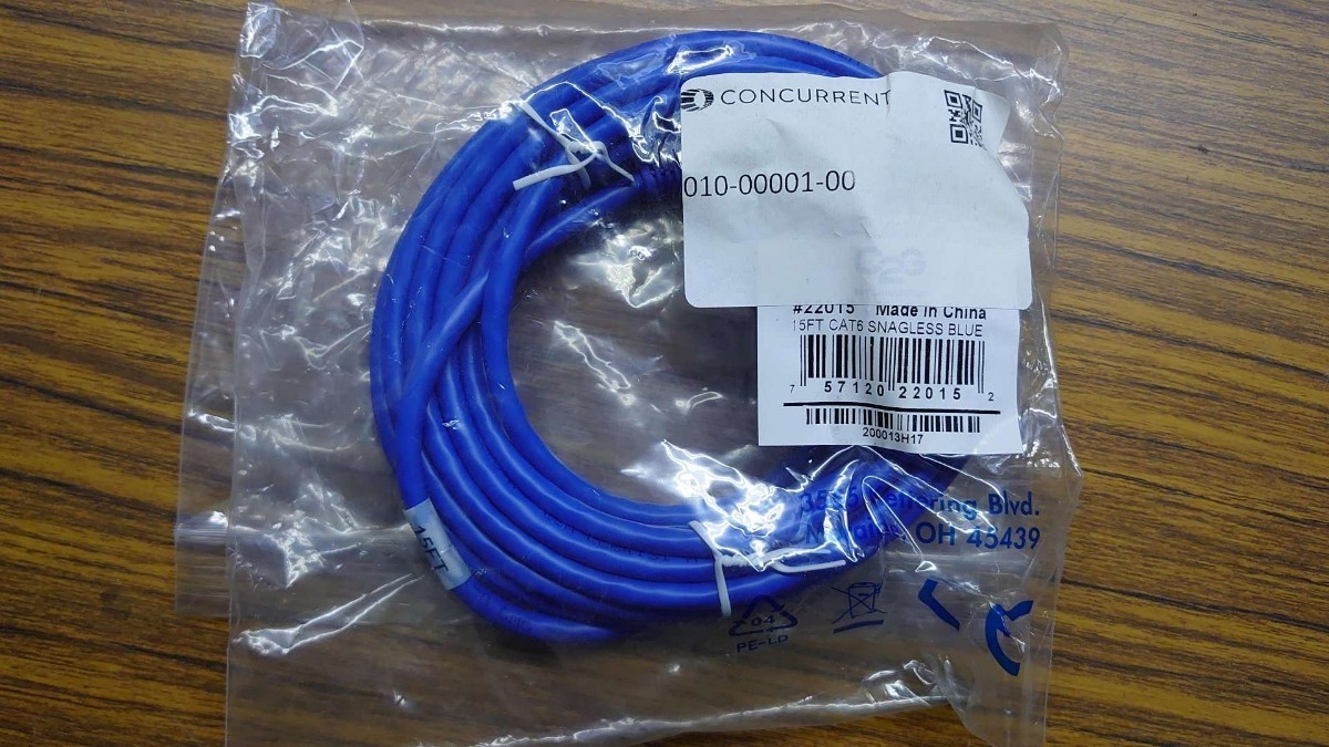 LAN cable 4.5m category -6 C2G 15ft CAT6 SNAGLESS BLUE