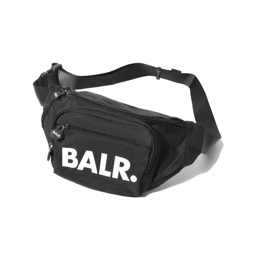 ●新品★定価10780円★BALR.★定番ベルトバッグ★ボーラー★ウエストバッグ 黒 ブラック★BALR★ウエストポーチ B10030 U-Series Waistpackの画像2