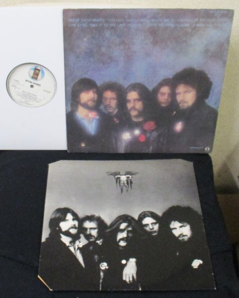 ☆彡 英國盤 Eagles One Of These Nights [ UK ORIG '75 Asylum Records SYLA 8759 ] RARE ORIGINAL LABEL / Embossed Sleeveの画像3