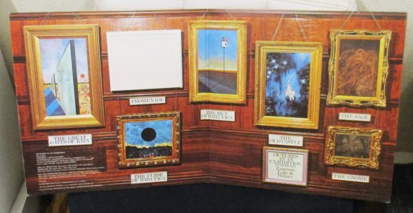 ☆彡 英國盤 Emerson, Lake & Palmer Pictures At An Exhibition [ UK ORIG '71 Island Records HELP 1]_画像2