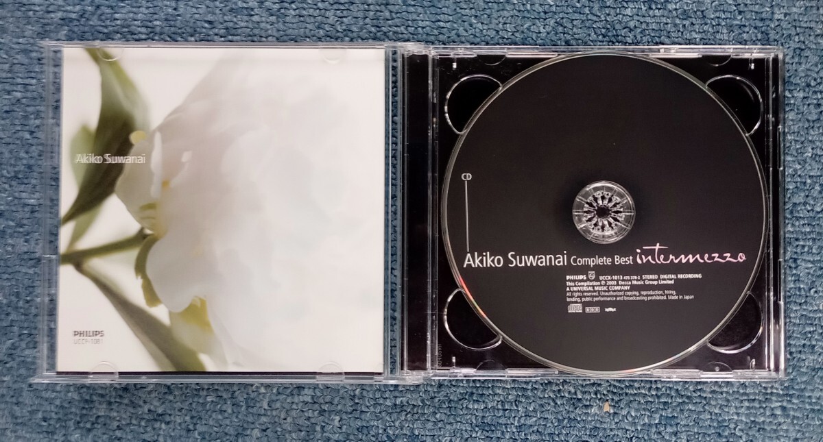 CD・DVD　Akiko Suwanai complete best intermezzo　諏訪内晶子（ヴァイオリン）_画像4