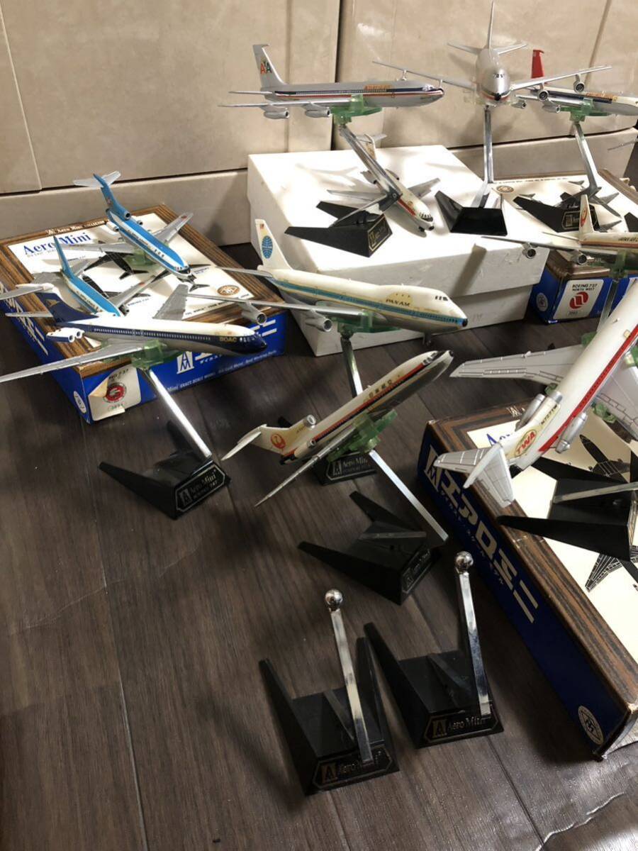 エアロミニ Aero Mini ダイカストスケールモデル ボーイング飛行機 模型 色々サイズ ホビー JAL PANAM AA全日空TWA 等の画像4