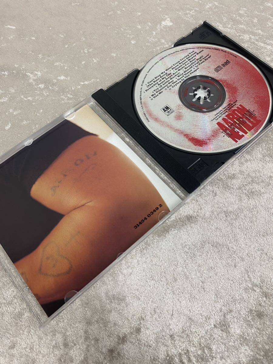 Aaron Neville / The Tattooed Heart CD A&M CD0349 アーロン・ネヴィル95年作,Neville Brothers,Steve Cropper,Dean Peaks_画像3