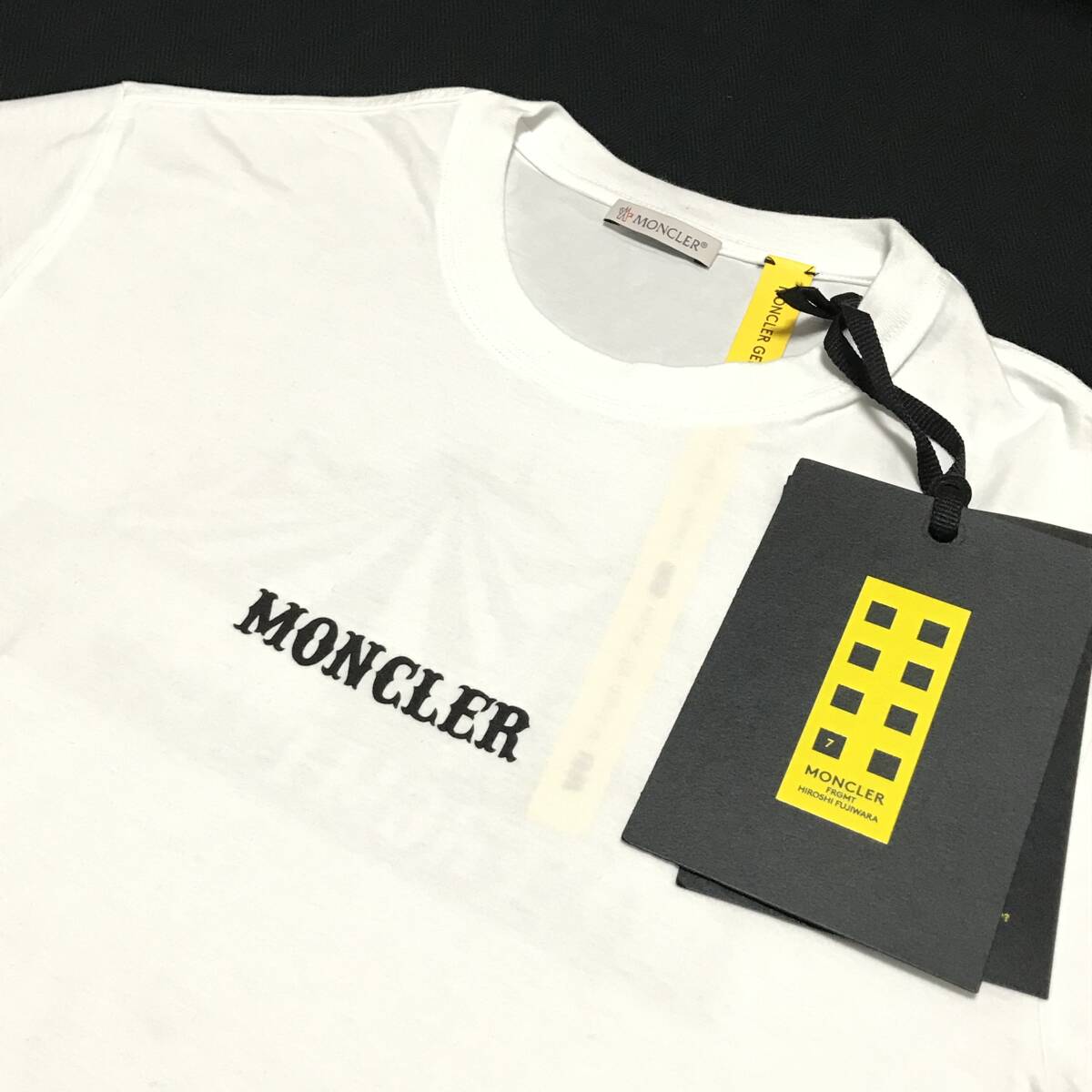 MONCLER FRAGMENT サーカス Tシャツ 白 XS 新品　定価52800円　モンクレール ジーニアス FRGMT CIRCUS ロゴ HF _画像7