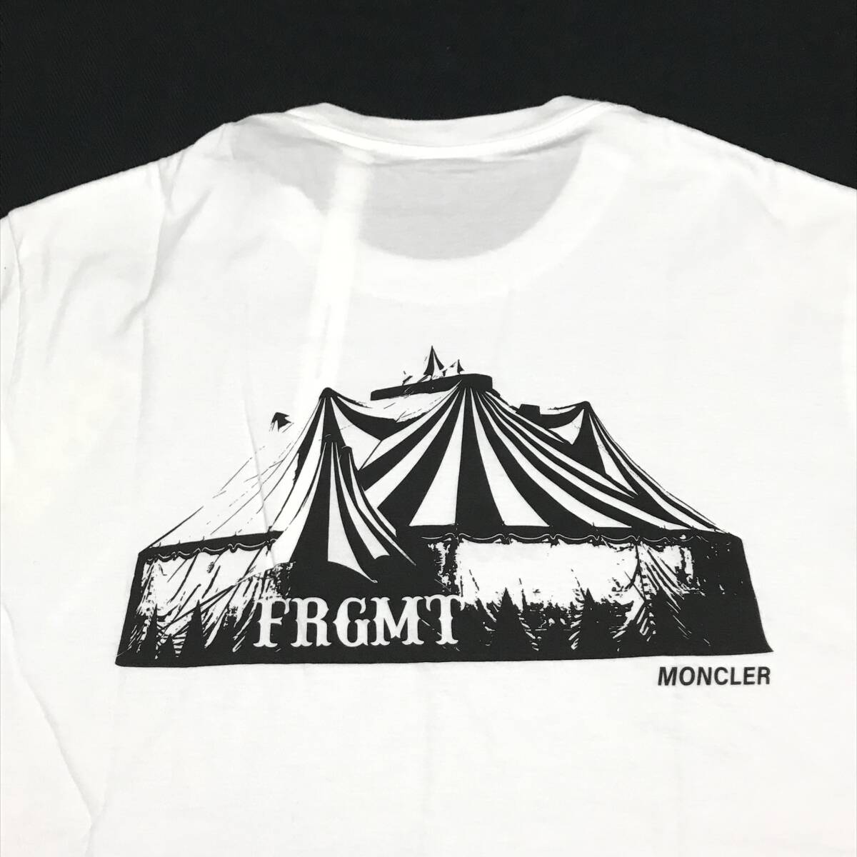 MONCLER FRAGMENT サーカス Tシャツ 白 XS 新品　定価52800円　モンクレール ジーニアス FRGMT CIRCUS ロゴ HF _画像6