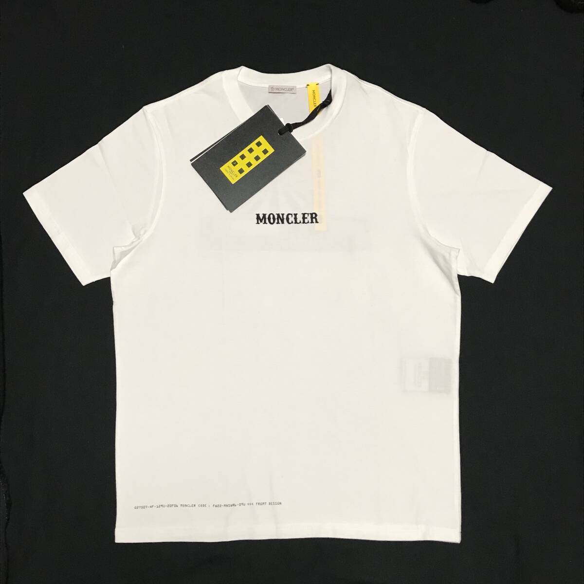 MONCLER FRAGMENT サーカス Tシャツ 白 XL 新品 定価52800円 モンクレール ジーニアス FRGMT CIRCUS ロゴ HFの画像4