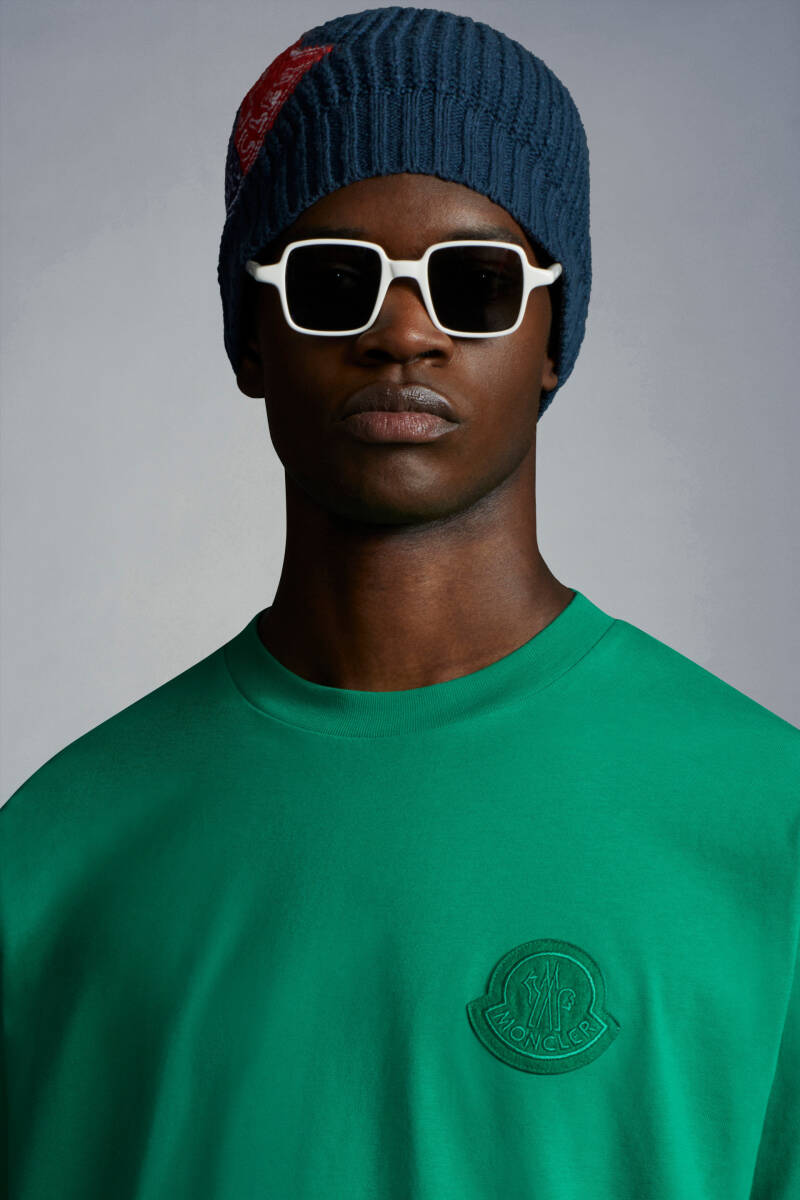 Mサイズ モンクレール ジーニアス 1952 Tシャツ 緑 新品 MONCLER GENIUS T-SHIRT デカロゴ パッチ ワッペン 正規品 本物の画像4