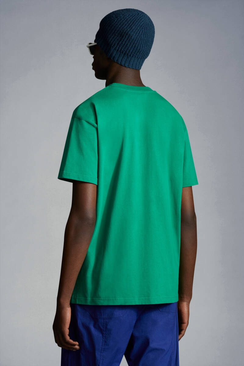 Mサイズ モンクレール ジーニアス 1952 Tシャツ 緑 新品 MONCLER GENIUS T-SHIRT デカロゴ パッチ ワッペン 正規品 本物の画像5