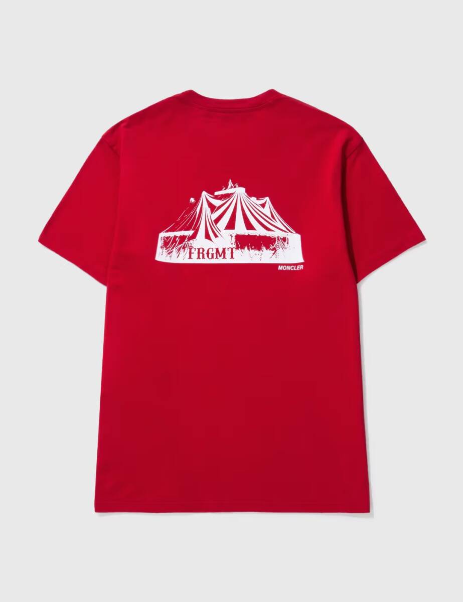 MONCLER FRAGMENT サーカス Tシャツ 赤 S 新品　定価52800円　モンクレール ジーニアス FRGMT CIRCUS ロゴ HF _画像6