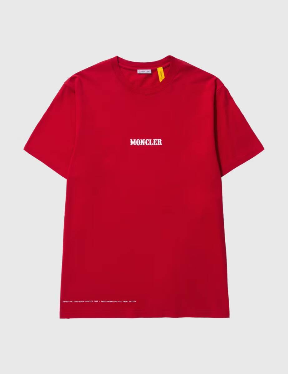 MONCLER FRAGMENT サーカス Tシャツ 赤 XL 新品 定価52800円 モンクレール ジーニアス FRGMT CIRCUS ロゴ HFの画像7