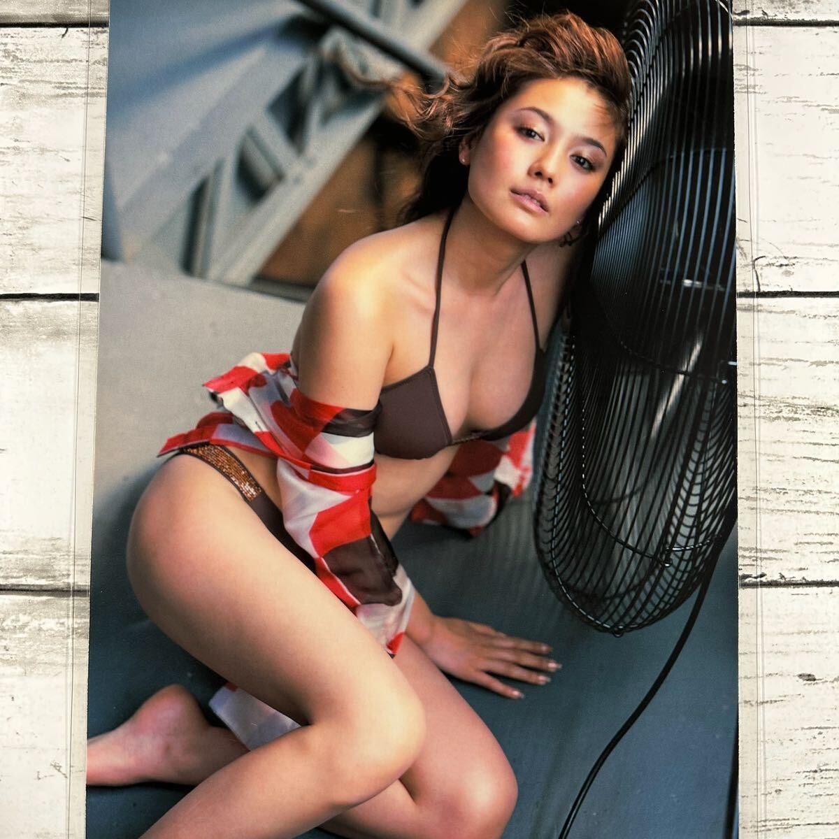[ высокое качество ламинирование отделка ][ север река ..] Scola 2002 год 8 месяц номер журнал вырезки 10P A4 плёнка купальный костюм bikini model актер женщина super 