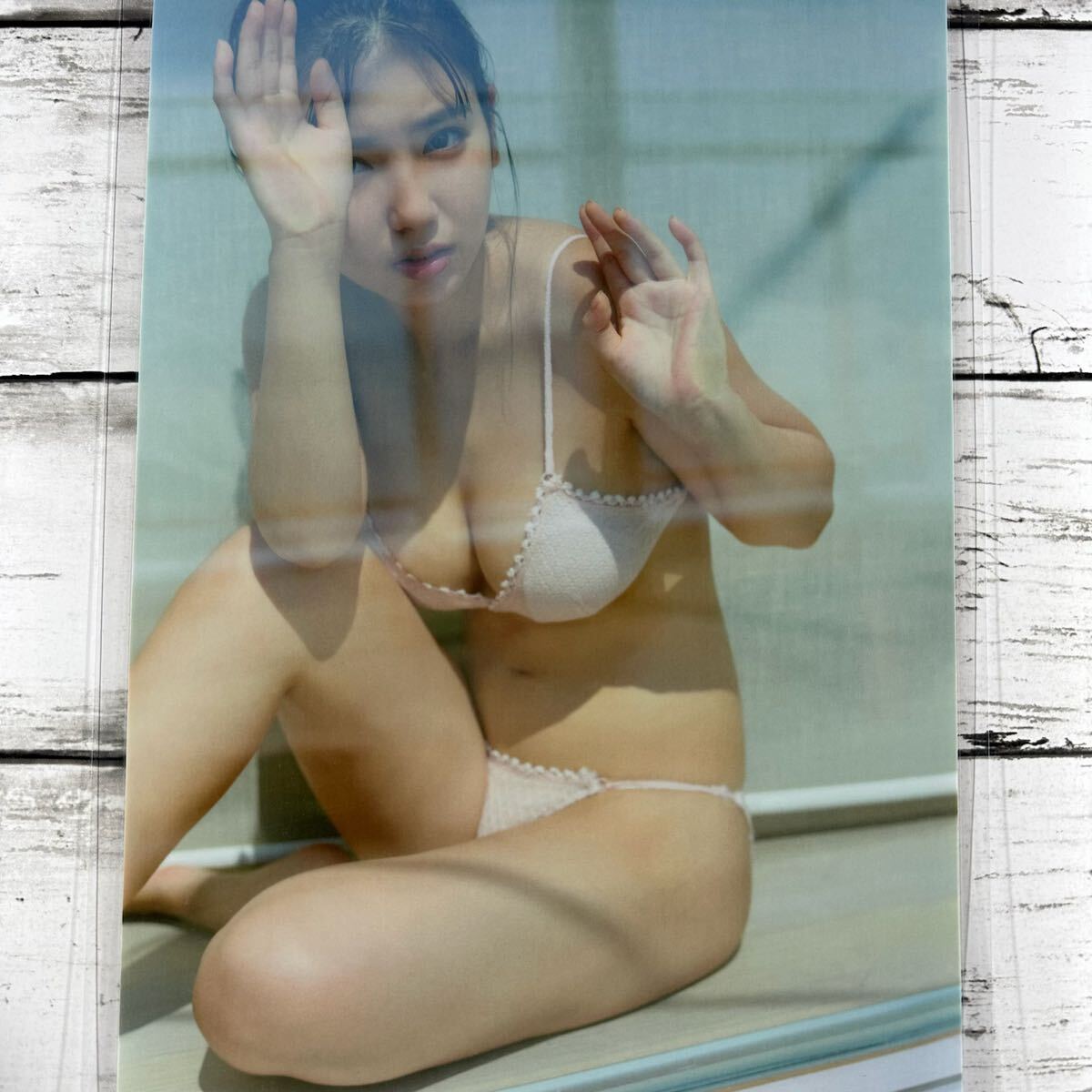 [ высокое качество ламинирование отделка ][.. love .] FRIDAY 2021 год 12/17 журнал вырезки 8P A4 плёнка купальный костюм bikini model актер женщина super 