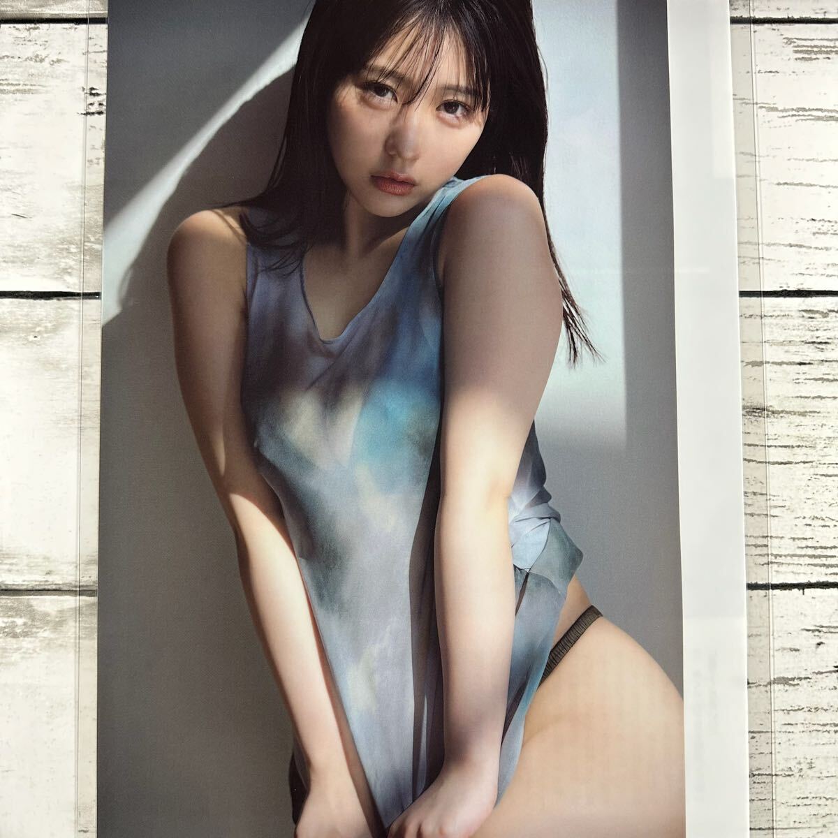 [ высокое качество ламинирование отделка ][ рисовое поле Nakami .HKT48 ] FLASH 2024 год 3/5 журнал вырезки 10P A4 плёнка купальный костюм bikini model актер женщина super 