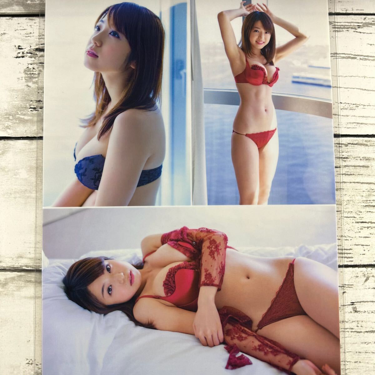 [高品質ラミネート処理][ 中村静香 ] ENTAME 2013年11月号 雑誌 切り抜き 6P A4フィルム 水着 グラビア アイドル 芸能人 女優_画像5