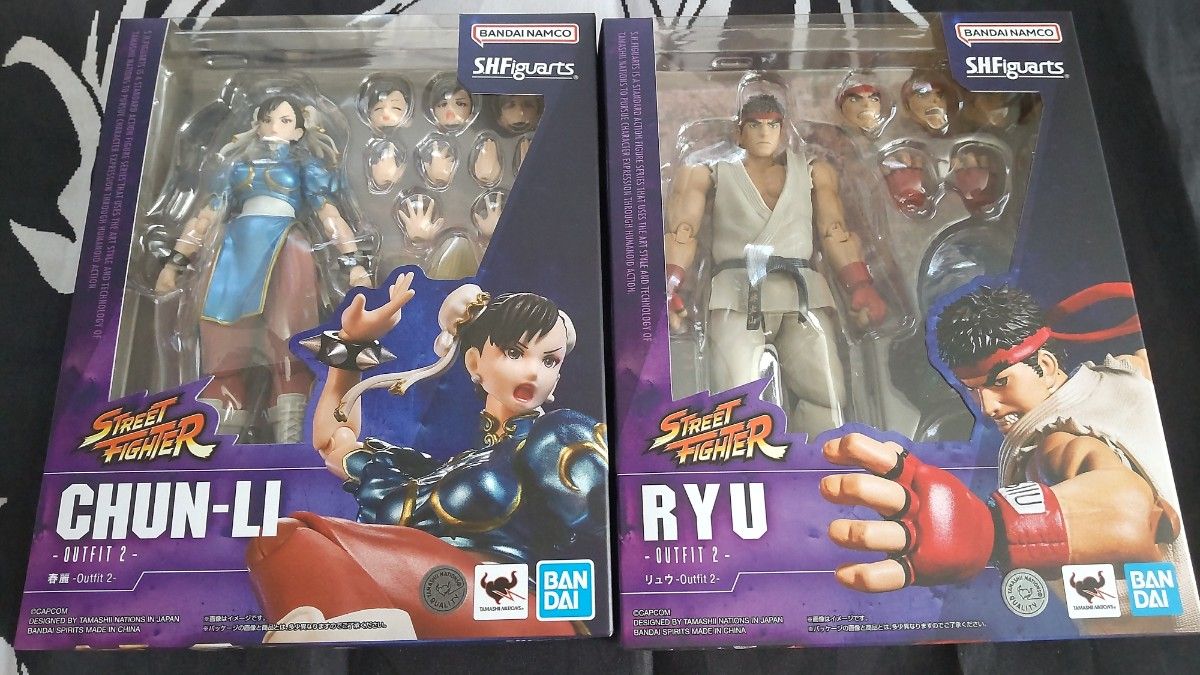 S H Figuarts ストリートファイター リュウ Outfit 2 春麗 S H Figuarts ストリートファイター リュウ Outfit 2 春麗