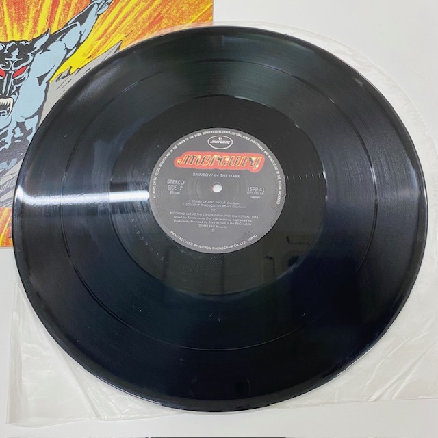 LP　レコード　DIO ディオ/レインボー・イン・ザ・ダーク　帯付_画像5