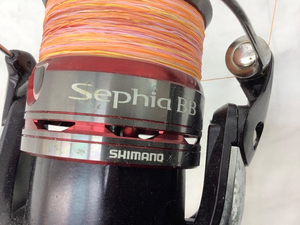 SHIMANO/シマノ Sephia BB/S803M/C3000S/ロッド/リール/釣具 動作未確認 中古品 ACB_画像5