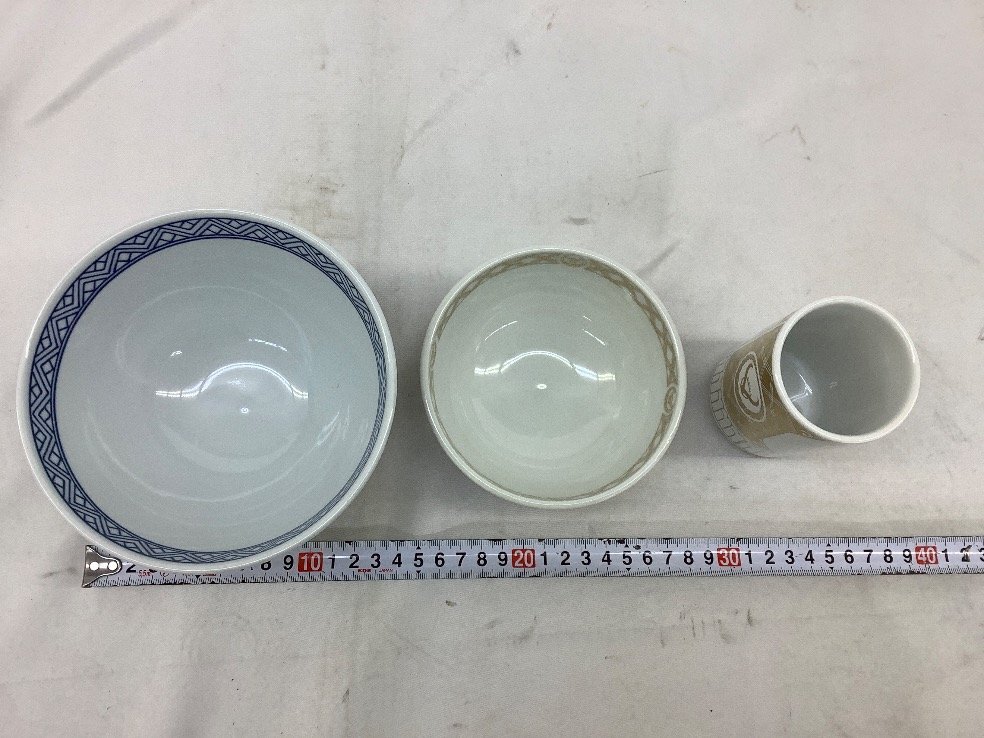 吉野家 丼/茶碗/湯呑み/箱付き 未使用品 ACBの画像3