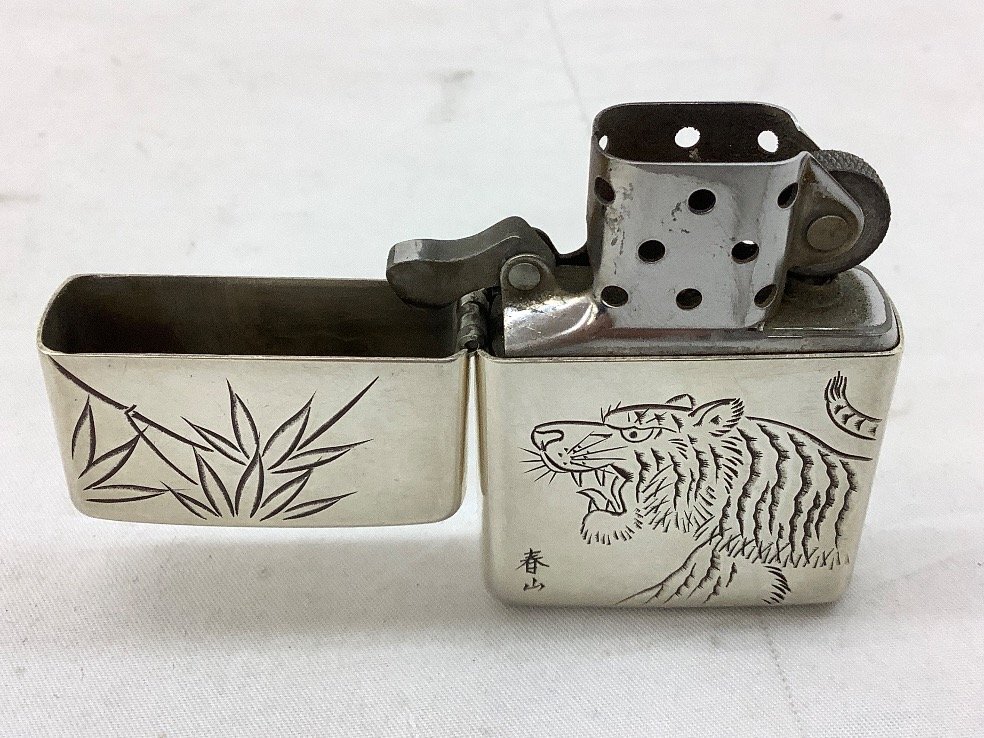 zippo/ジッポー 1941 Replisa Sterling Silver/スターリングシルバー 動作未確認 中古品 ACBの画像4