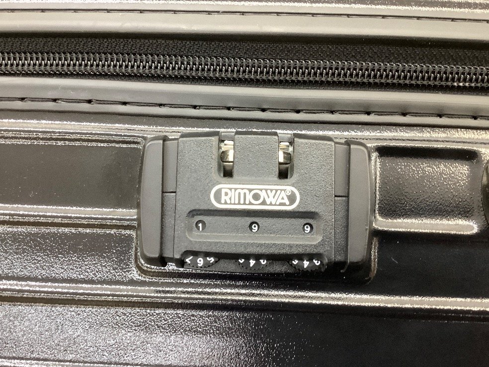 RIMOWA スーツケースキャリーケース/ブラック/保証書カード付 サルサ ダイヤル不良 中古品 ACB