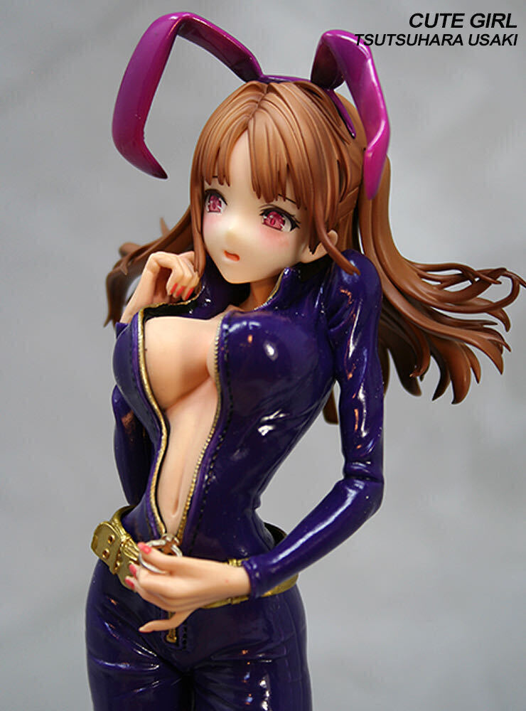 ★美少女フィギュア キュートガール “ライダースーツ” 黒葛原兎咲 1/7 27cm リペイント完成品フィギュア/CUTE GIRLS TSUTSUHARA USAKI の画像3