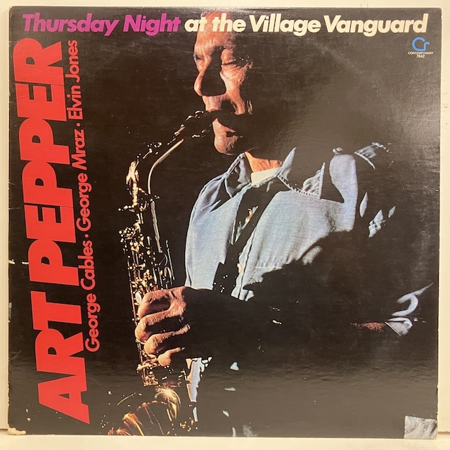 ■即決 JAZZ Art Pepper / Thursday Night At The Village Vanguard 7642 j40785 米オリジナル_画像1