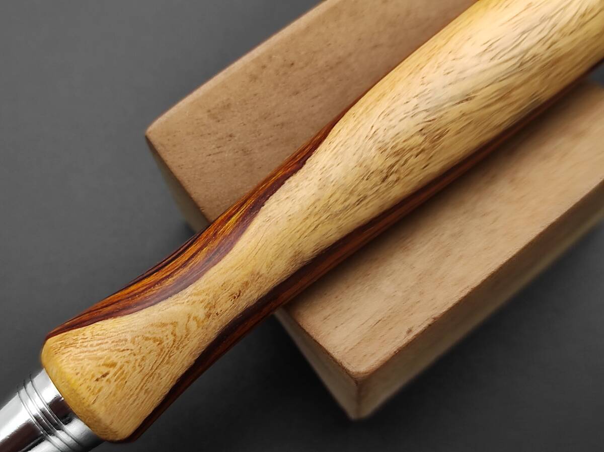 【FongLai Woodworks】5.6mm 芯ホルダー【デザートアイアンウッド 瘤材】two tone 二色材 Clutch Pencilの画像9