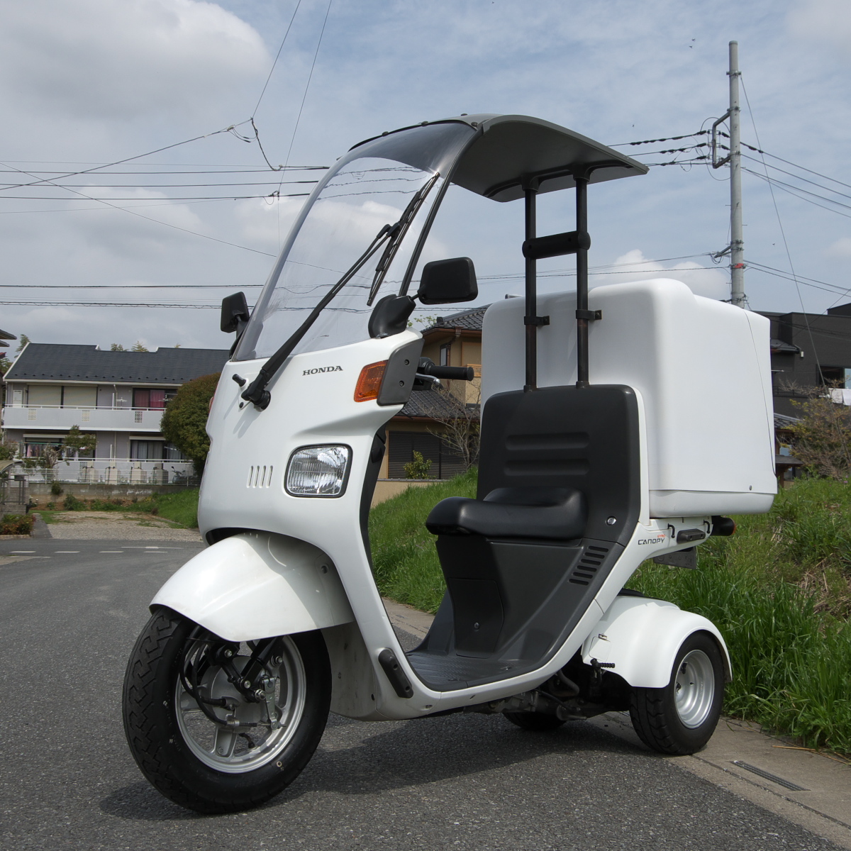 ◎◎◎  即落札  ホンダ ジャイロキャノピー ４サイクル  ミニカー登録すぐ出来ます。 Ｖベルト新品交換  ◎◎の画像1