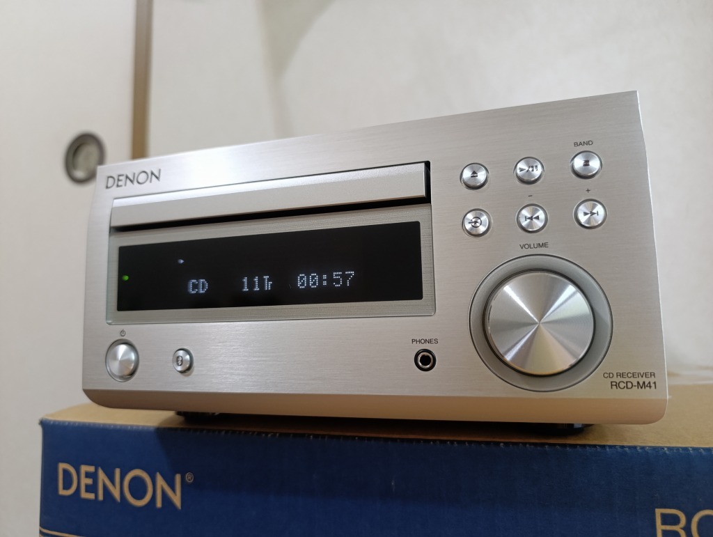 ♪♪♪ DENON/デノン RCD-M41 ディスクリートアンプ搭載Bluetooth・ワイドFM対応CDレシーバー 元箱付 美品 ♪♪♪_画像10