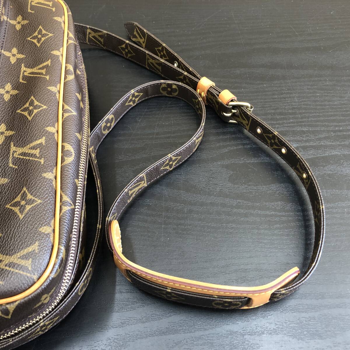 【10000円スタート】美品 LOUIS VUITTON ヴィトン ショルダーバッグ ナイル M45244 モノグラム レザー 斜め掛け クロスボディ レディース の画像8