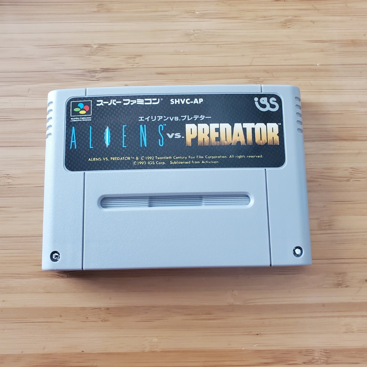 SFC Alien VS Predator ALIENS PREDATOR box opinion post card Super Famicom ultra rare collection 