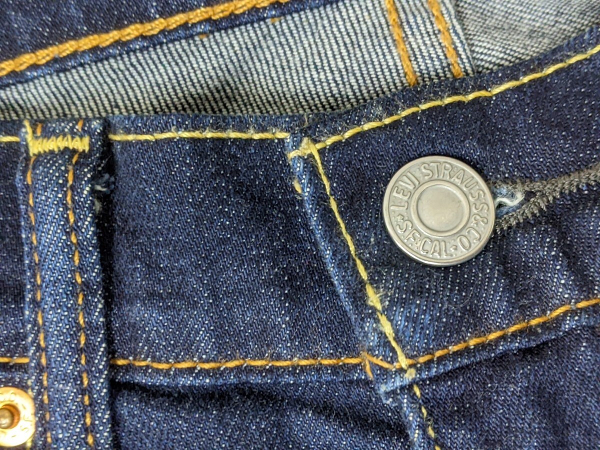 6．濃紺 リーバイス LEVI'S 140周年記念 WPL423 511 デニム パンツ ジーンズ アメカジ ワーク メンズW28L32 ネイビー y802の画像3