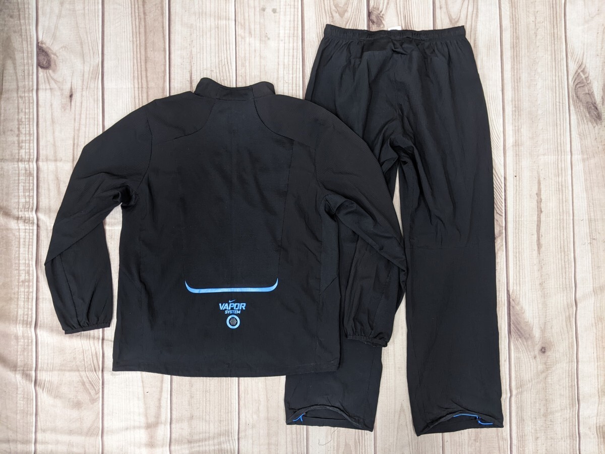 1．2点 NIKE ナイキ DRI-FIT VAPOR SYSTEM ブルゾンジャケット パンツ トレーニングウェア上下 メンズL 黒青x904の画像4