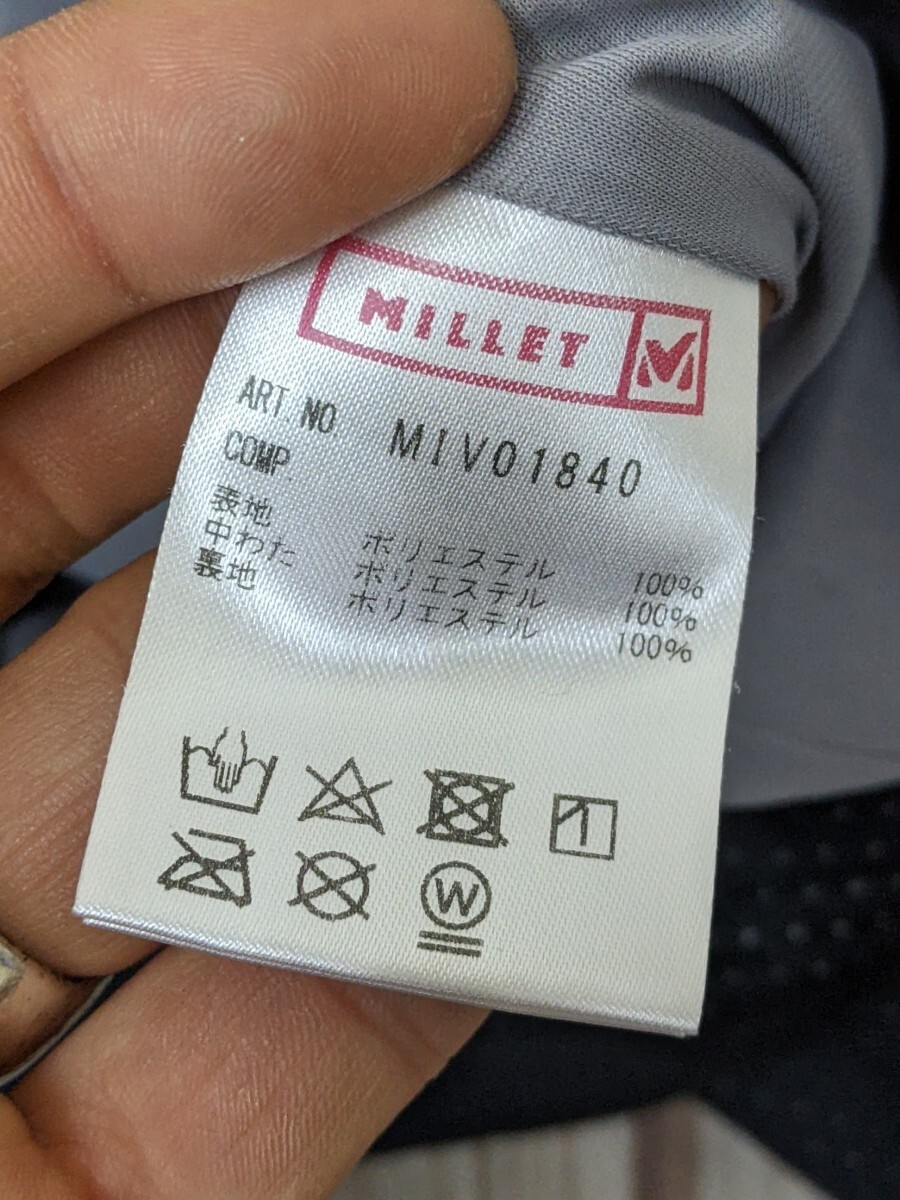 14．ミレー MILLET アルファ ライト スウェット ジャケット POLARTEC MIV01840 レディ―スS 黒 アウトドアx705の画像8
