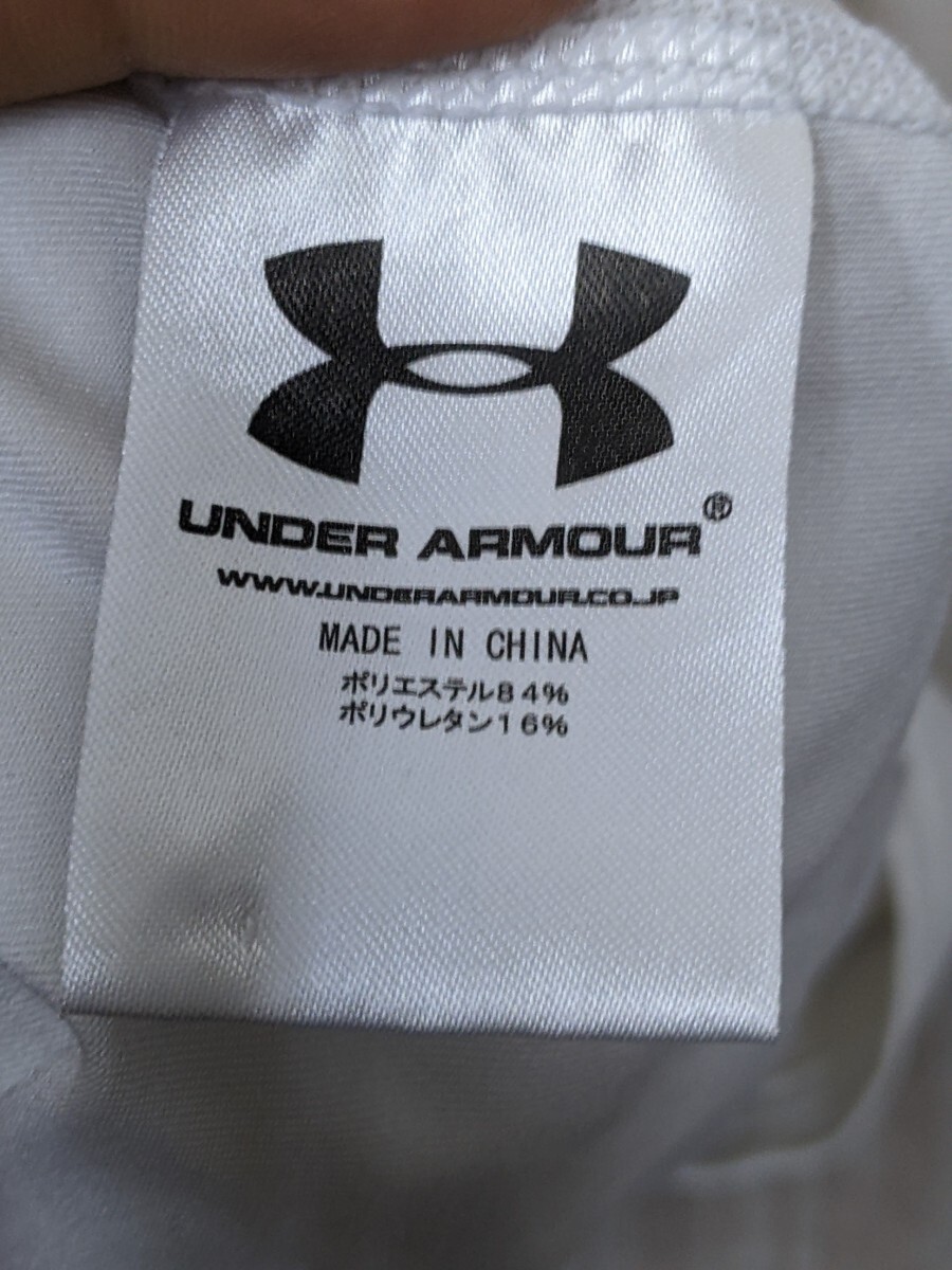 13．アンダーアーマー UA heatgear 長袖速乾インナーシャツ インナーウェア アンダーウェア メンズXL 白グレートレーニングウェアx706の画像8