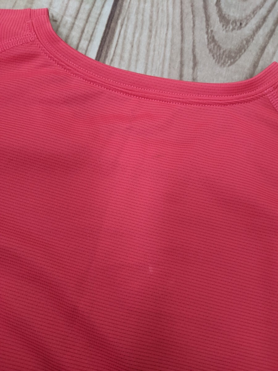 3．モンベル mont-bell 1114122 クールロングスリーブT 速乾長袖Tシャツ レディース L ピンク x907の画像6