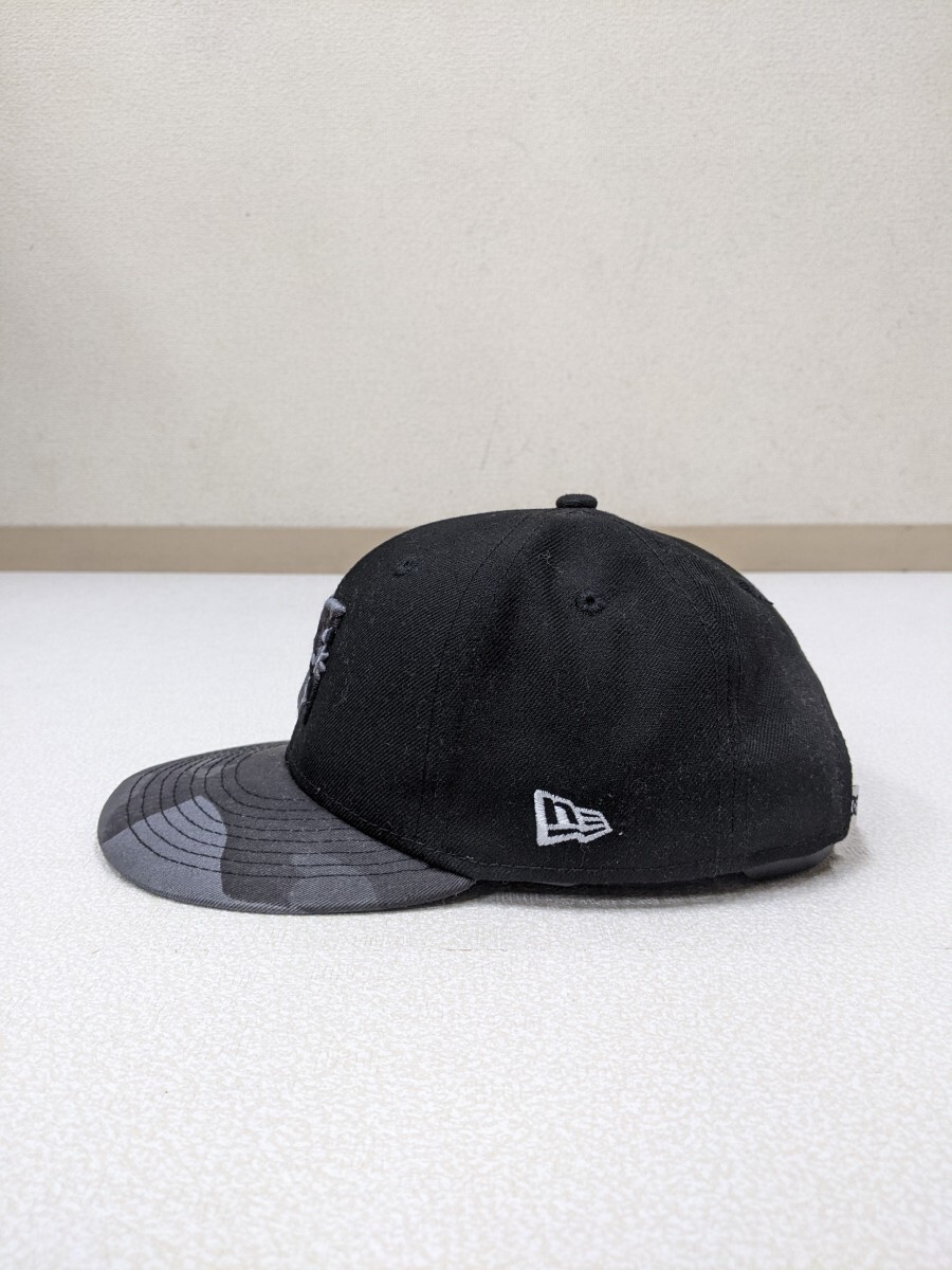 15．NEW ERA × DC SHOECO USA ニューエラ DC 迷彩 カモ柄 デカロゴ 6パネル ベースボールキャップ フリーサイズ 最大約 58cm x110_画像2