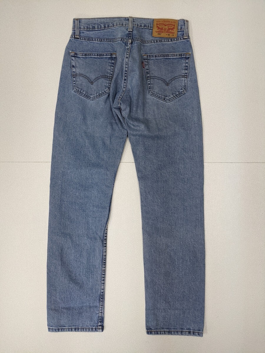 1．リーバイス LEVI'S 145周年記念 WPL423 505 デニム パンツ ジーンズ アメカジ ワーク W28L32　淡いネイビー系y108_画像2